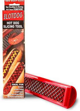 Emw9018136 Slotdog - Hot Dog Slicing Tool Stainless Steel Cutter Blades For Kitchen Gril