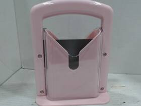 Slyce 808218643244 Usedlikenew- Bagel Slicer With Safety Shield Stainless Steel Blade Pink