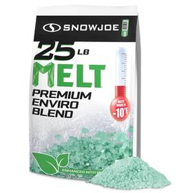B01n3bb9pa Snow Joe Premium Enviro Ice Melt Green Deicer Crystals - Safer