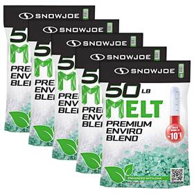 B0fyj4w2j6 Snow Joe 5 Pack Premium Enviro Blend And Ice Melt Green-coated Deicer Crysta