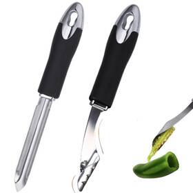Sofarefinish 768447582366 Heavy Duty Jalapeno Pepper Corer 2 Pieces Jalepeno Seed Remover Tool Zucchini