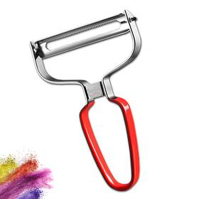 Sokalchw 565767 Larger Wide Mouth Kitchen Vegetable Peelers Large Red