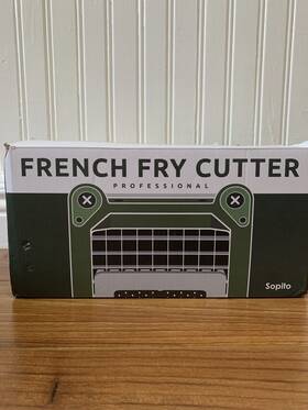 With1 Sopito 313093548558 French Fry Cutter Home Use Potato With1/2-inch Cutting Plate Inch