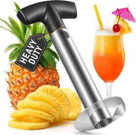 Jjb024 Sopito Pineapple Corer And Slicer Heavy-duty Stainless Steel Reinforced Thicker Blade