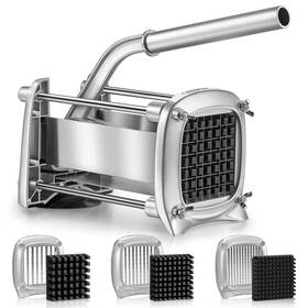 St-v5 Sopito Professional Stainless Steel French Fry Cutter 3 Blades 1/2 Inch 3/8 1/4