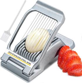Stjja059 Sopito Heavy Duty Stainless Steel Wire Egg Slicer For Hard Boiled Eggs And Strawberry