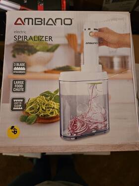 802909 Spiralizer Ambiano Electric In Box