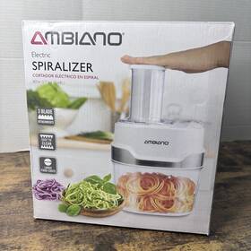 812083 Spiralizer Ambiano 80w 2.68l Electric - White New Open Box