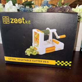 Bo1hfyzuxo Spiralizer Zestkit Tri-blade Vegetable Spiral Cutter Vs-5 Nib