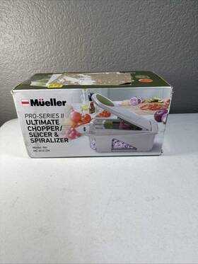 Mc-810gn Spiralizer Mueller Pro-series Ii Ultimate Chopper Slicer 8 Blades New