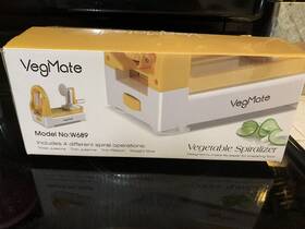 Vm002-us Spiralizer Vegmate Yellow-white