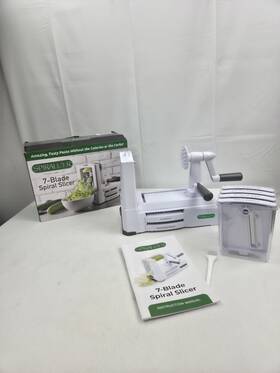 X001moyne7 Spiralizer 7-blade Spiral Slicer Strongest Heaviest Nob