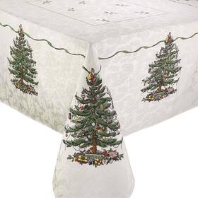 41523-144rt Spode - Fabric Tablecloth Kitchen Table Accessories Holiday Home Decor Spo
