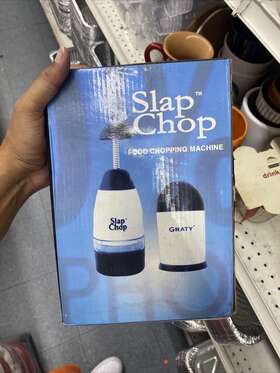 Square One Entertainment Slapchop Original Slap Chop Food Chopping Machine Stainless Steel Blade 2008 On Tv