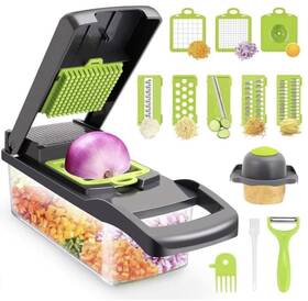 Ssm Products Llc 198168103630 Vegetable Chopper Multifunctional 16-in-1 Food Choppers Onion Slice