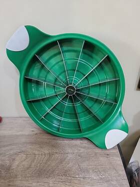Stainless 222023657953 Extra Large Watermelon Slicer Cutter Comfort Silicone Handle Home