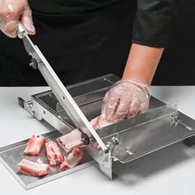 Stainless 765157788569 Steel Bone Cutter Machine Manual Ribs Meat Chopper Food Slicer For Who