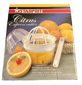 Starfrit 069858931683 Vintage Citrus Express Fruit Cutter Deluxe Orange Grapefruit