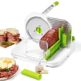 098603-002-0000 Starfrit Deli Slicer - Slices Meat Cheese Bread 6.5 Inch Stainless Steel Blade Adjus