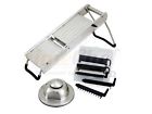 Mdl-15 Steel Set Blades Stainless Winco Guard Hand Slicer Mandoline