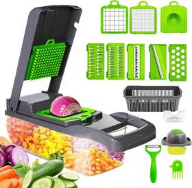 Sterk 714955402191 Vegetable Chopper Cutter Slicer Multifunctional 14-in-1 Food Veggie Salad