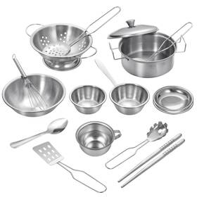 171112b58zc5q6 Stobok Kids Pots And Pans Playset Educational Kitchen Utensils Child