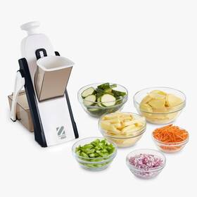 Storebound 810137392226 Zakarian By Dash Safe Slice Mandoline For Vegetables Meal Prep And More With 30