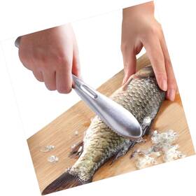 Strendier 003723913255 Fish Scaler Brush Remover With Stainless Steel Sawtooth Easily Re