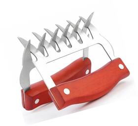 43551-17139 Strendier 2 Pcs Meat Shredder Claws Stainless Steel Bbq Tool With Wooden Handle For Pul