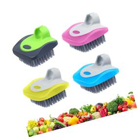Aod2634 Strendier Aodaer 4 Pieces Vegetable Brush Potato Scrubber Silicone Hard And Soft