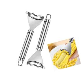 Jmkan727 Strendier 2pcs Stainless Steel Corn Planer Cutter Thresher Stripper From The Cob