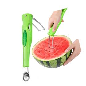 Olesburwc001 Strendier Premium Watermelon Cutter - 3 In 1 Slicer Tool Foldable W