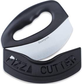 Suanyok-999 Suanyok 313114441417 Premium Pizza Cutter Food Chopper-super Sharp Blade Stainless Steel