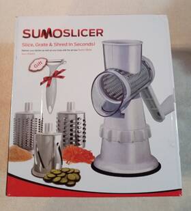 A-588 Sumo Slicer 3 High Quality Stainless Steel Drums Shredder And Grater Gift