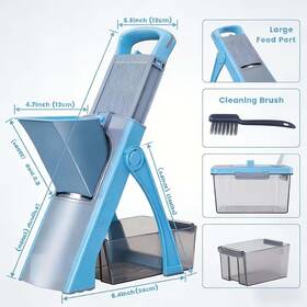 Ble546 Suncoast Mandoline Vegetable Slicer Chopper Dicer Julienne Cutter No Blade Change Tool