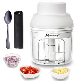 Sunhanny 770264149509 Electric Garlic Chopper Mini Masher Crusher Food Processor Small Wit