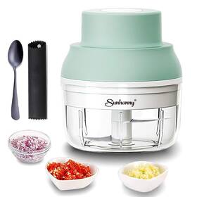 Sunhanny 770264149530 Electric Garlic Chopper Mini Masher Crusher Food Processor Small Wit