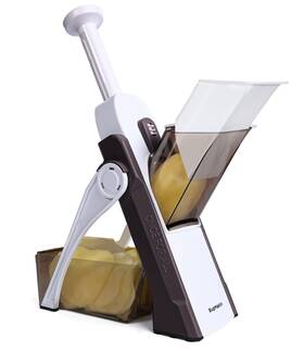 Supmakin 727156888060 Safe Mandoline Slicer Adjustable Vegetable Food And Chopper Potato F
