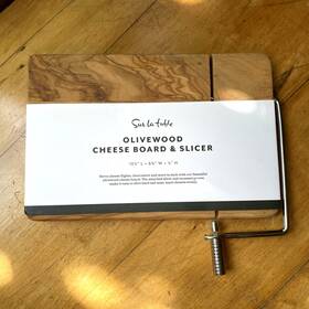 3842259 Sur La Table New Olive Wood Cheese Board And Slicer Charcuterie Olivewood
