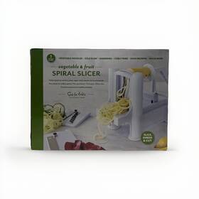 638402 Sur La Table Vegetable And Fruit Spiral Slicer Shredder Cutter 3 Blades Included