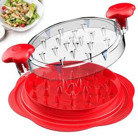 Suretivian 727467885291 Chicken Shredder Large Breast Tool Twist With Brush&fork Vi