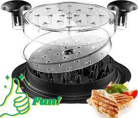 Mkq2023-2 Suretivian Chicken Shredder With Separate Plate Large Meat Tool Twist Transp