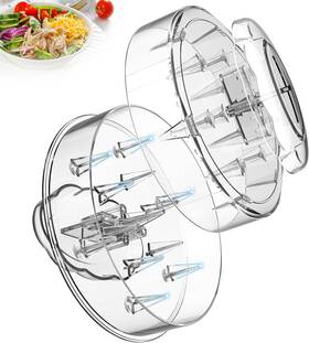 St2024-1 Suretivian Chicken Shredder Tool Twist 7.59 Inch Clear Handheld Meat With Detachable