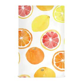 G70508545p Susiyo Citrus Fruit Lemon Orange Kitchen Dish Towel Set Of 4 Pcs Soft Polyes