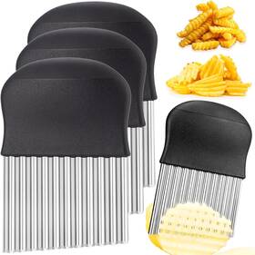 Suuker 313020685639 Crinkle Cutter Pickle Slicer 3 Pieces Versatile Potato For Fries