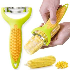 Suuker 760754427125 Corn Peeler Stainless Steel Cob Stripper With Ergonomic Handle For Home