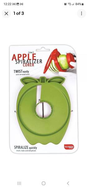 Talisman Designs 818876012979 Import Company Apple Spiralizer 2 In 1
