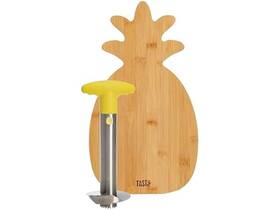 Tasty 741393010916 Pineapple Slicer Set Yellow