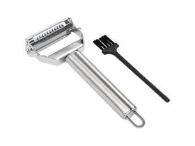 Tasty 741393010992 Julienne Peeler With Brush Steel 2-piece