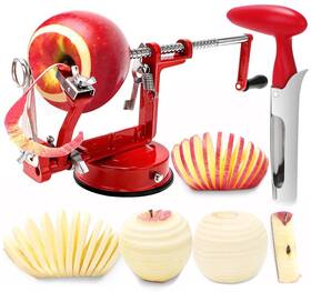 Tatida 725683980448 Peeler Corer 5 In 1 Slicer With Stainless Steel Blades And Powe